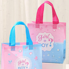 1pc Gender Reveal Party Tote Bag Small Business Supplies Shopping Bag