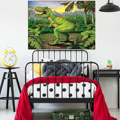Dinosaur Party Game With Tail Stickers - Dino Birthday Supplies