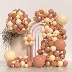 116pcs Pink Balloon Arch Garland Kit for Bohemian Party