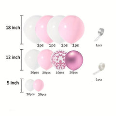 116pcs Pink Balloon Arch Garland Kit for Bohemian Party