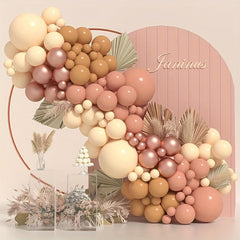 116pcs Pink Balloon Arch Garland Kit for Bohemian Party