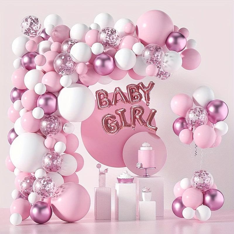 116pcs Pink Balloon Arch Garland Kit for Bohemian Party
