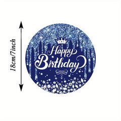 Dark Birthday Party Tableware Set - Disposable Plates, Cups, Straws & Decor