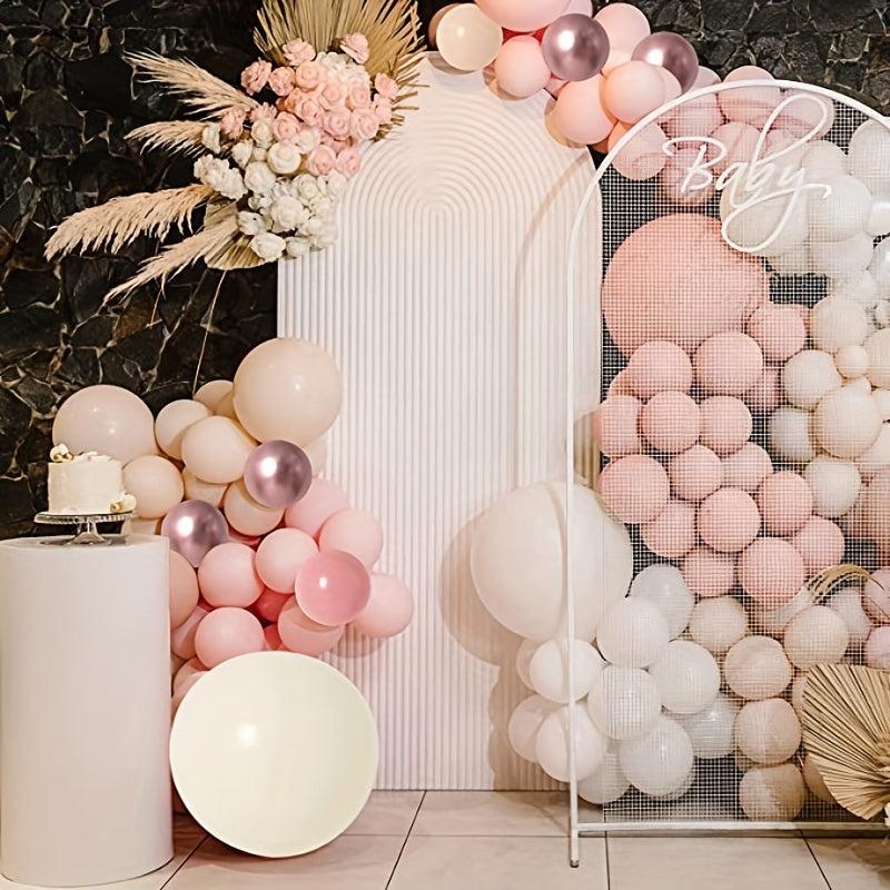 Vintage Pink Rose Balloon Garland Kit for Celebrations
