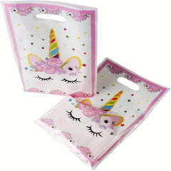 Plastic Unicorn Party Bags 50pcs