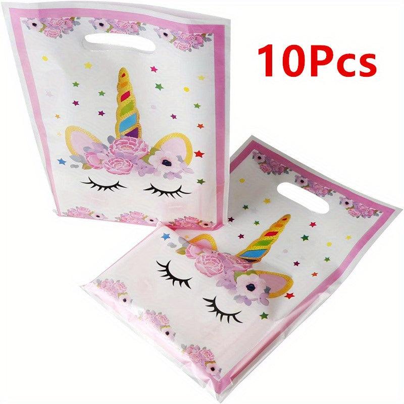 Plastic Unicorn Party Bags 50pcs