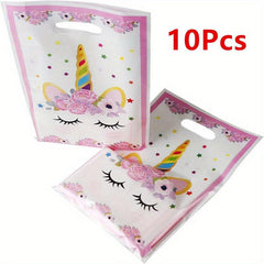Plastic Unicorn Party Bags 50pcs