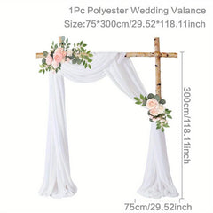 Gauze Mantle Backdrop for Weddings and Photos