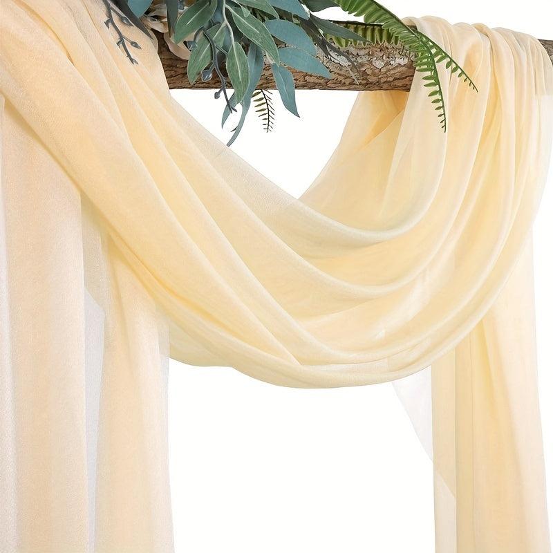 Gauze Mantle Backdrop for Weddings and Photos
