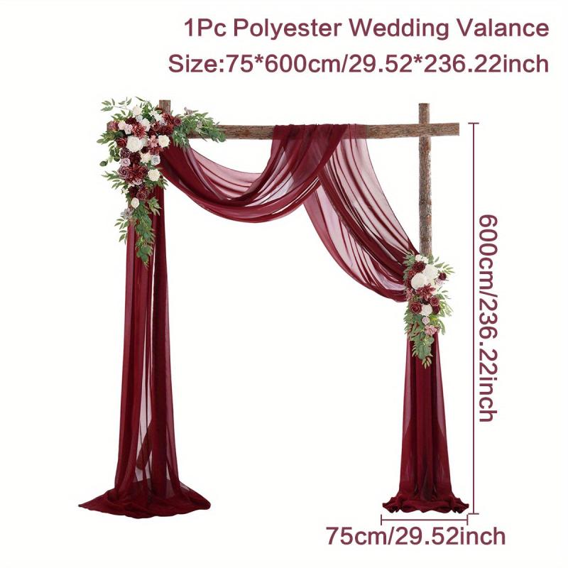 Gauze Mantle Backdrop for Weddings and Photos