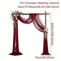 Gauze Mantle Backdrop for Weddings and Photos