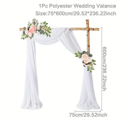 Gauze Mantle Backdrop for Weddings and Photos
