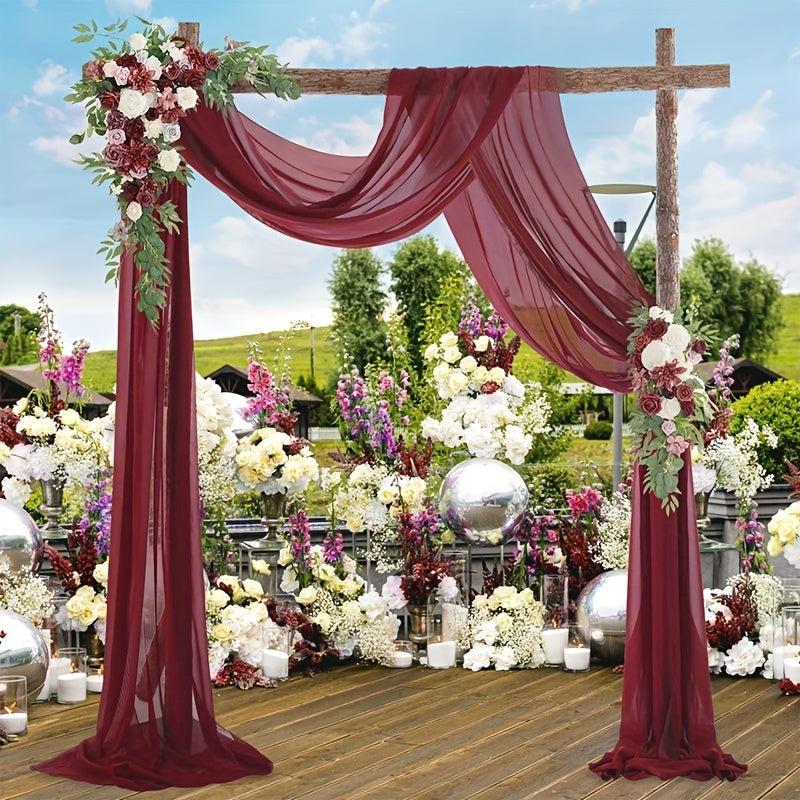 Gauze Mantle Backdrop for Weddings and Photos