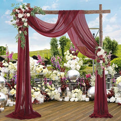 Gauze Mantle Backdrop for Weddings and Photos
