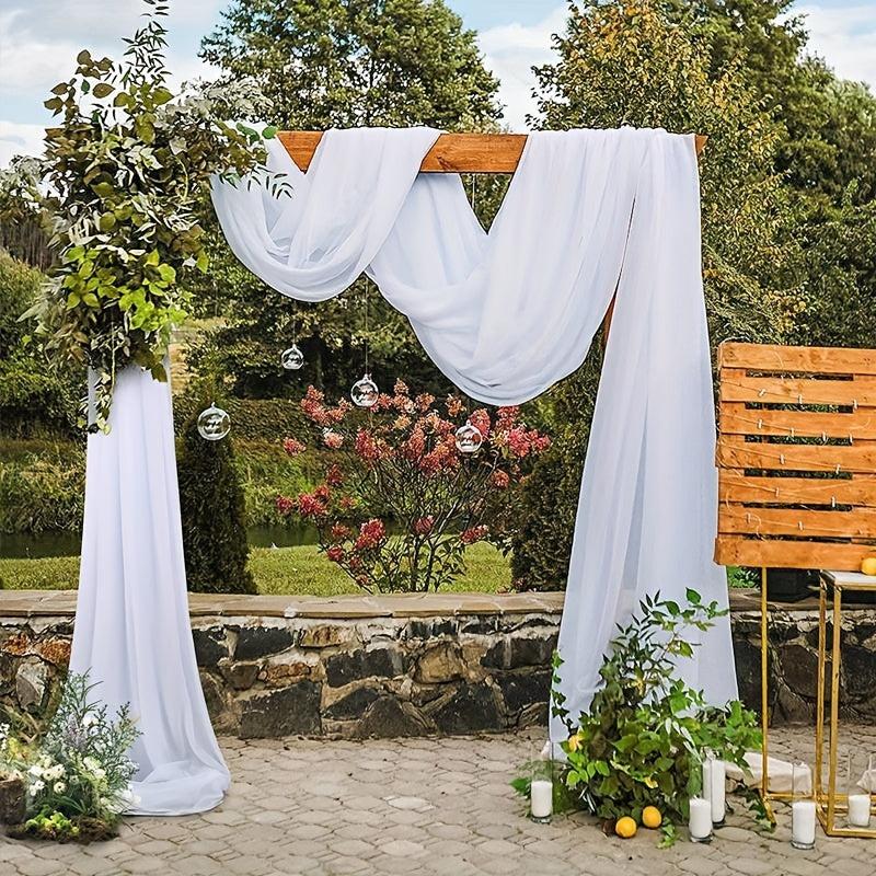 Gauze Mantle Backdrop for Weddings and Photos