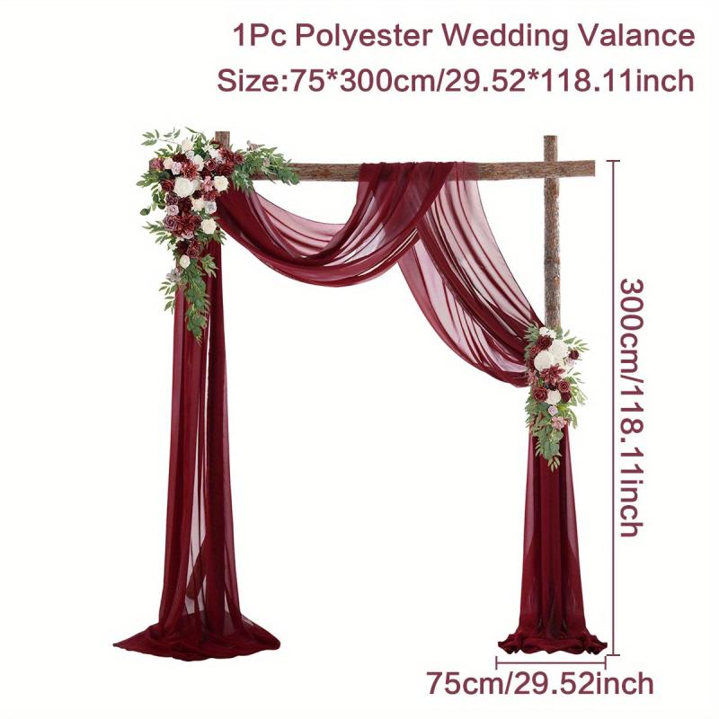 Gauze Mantle Backdrop for Weddings and Photos