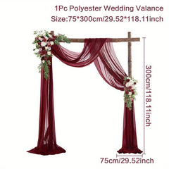 Gauze Mantle Backdrop for Weddings and Photos
