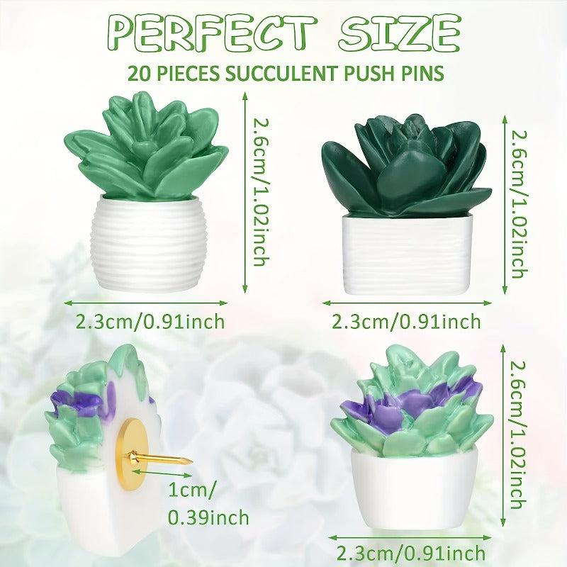 Succulent Wall Nail Decor Resin Pot