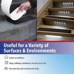 2pcs Stair Non slip Sheets Indoor Outdoor Wooden Pedal Non slip Tape