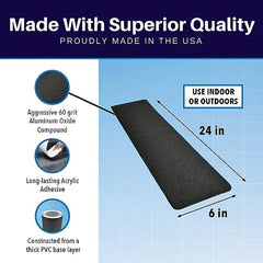 2pcs Stair Non slip Sheets Indoor Outdoor Wooden Pedal Non slip Tape
