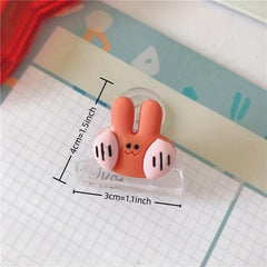 5pcs Creative Book Clip Paper Storage Small Clip