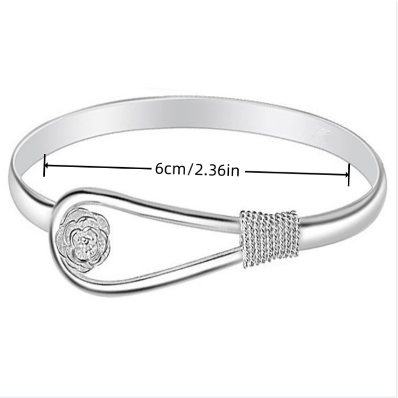 Women's Flower Bracelet Adjustable Jewelry Party Gift Bracelet Pack