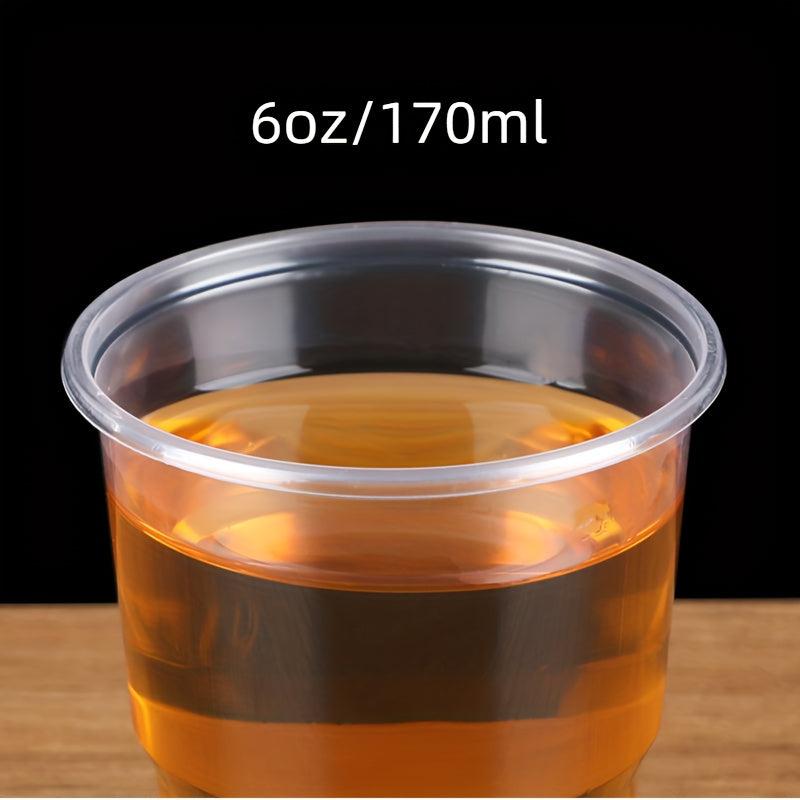 96pcs 5oz Eco Friendly Disposable Plastic Cups for Cold and Hot Drinks