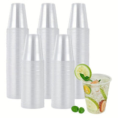 96pcs 5oz Eco Friendly Disposable Plastic Cups for Cold and Hot Drinks