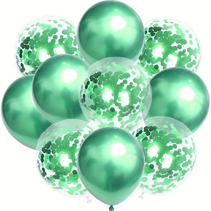 10pcs Sequined Metal Latex Balloons 30 48 cm Party Wedding Decoration