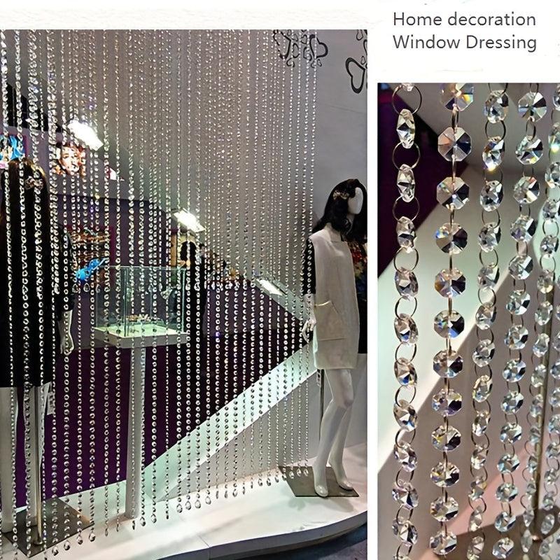 1m Acrylic Crystal Curtains Wedding Party Home Decor
