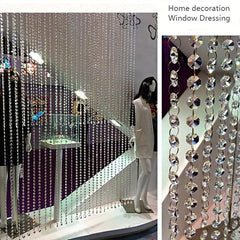 1m Acrylic Crystal Curtains Wedding Party Home Decor