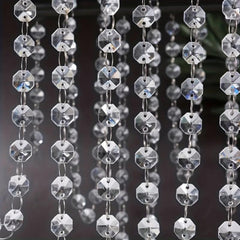 1m Acrylic Crystal Curtains Wedding Party Home Decor