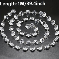 1m Acrylic Crystal Curtains Wedding Party Home Decor