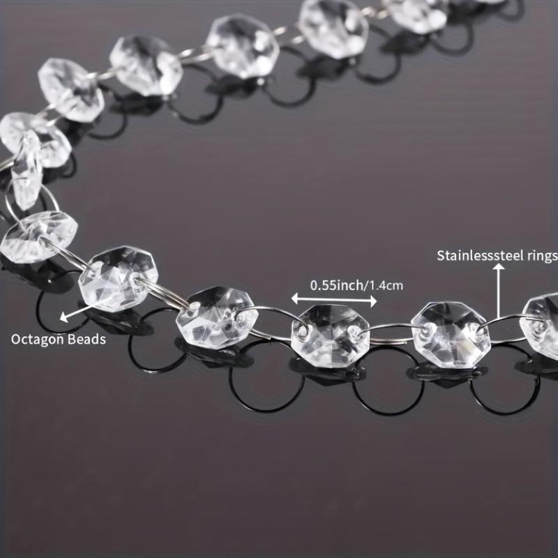 1m Acrylic Crystal Curtains Wedding Party Home Decor