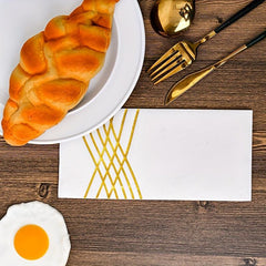 10pcs Foil Bronzing Corrugated Paper Towels for Holiday Parties