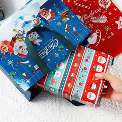 4pcs Christmas Gift Bags Xmas Party Supplies