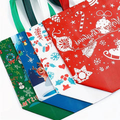4pcs Christmas Gift Bags Xmas Party Supplies