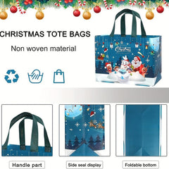 4pcs Christmas Gift Bags Xmas Party Supplies