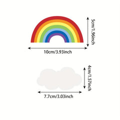 Rainbow Clouds Paper Sheet String Birthday Party Decoration