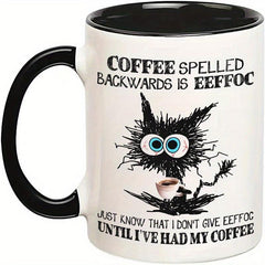 Eeffoc Spelled Backwards Mug - Insulated Coffee Cup