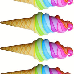 Inflatable Ice Cream Cone Photo Props for Water Park Vacation