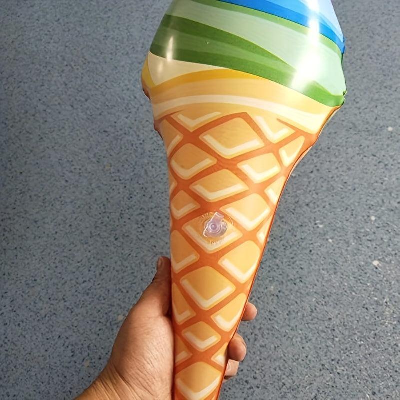 Inflatable Ice Cream Cone Photo Props for Water Park Vacation