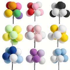 Balloon Cake Topper for Confession & 8 Balls Cupcake Topper