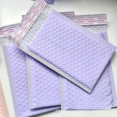 10pcs Purple Bubble Mailers Padded Poly Bubble Mailers
