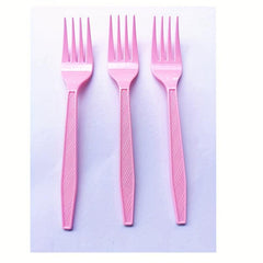 Pink Rose Golden Party Set - 20 Plates & 20 Cups