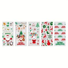 Christmas OPP Flat Mouth Pastry Bag Jewelry Bag Candy Cookie Bread Packaging