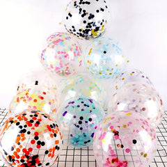 Glitter Balloon Confetti Fill Wedding Photo Ballon