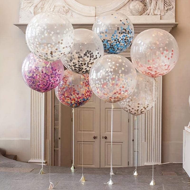 Glitter Balloon Confetti Fill Wedding Photo Ballon