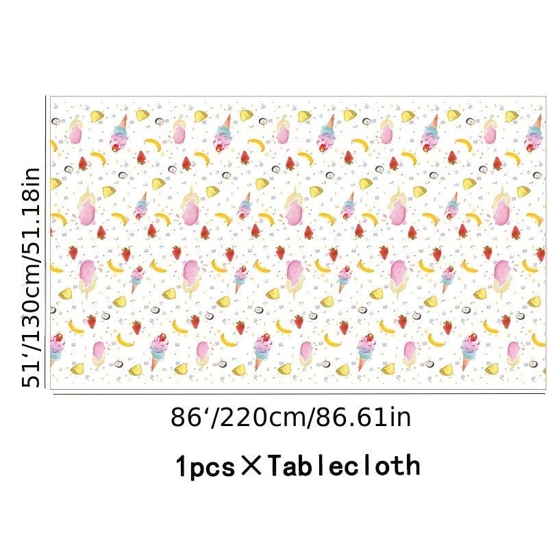 1pc Disposable Party Table Covers Outdoor Picnic Mats