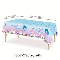 1pc Disposable Party Table Covers Outdoor Picnic Mats